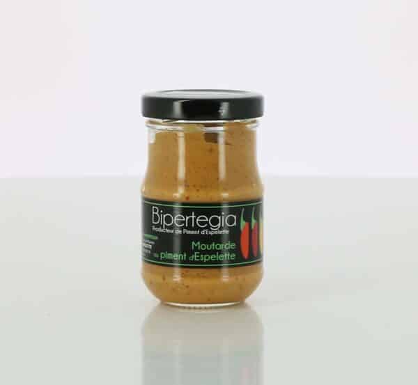 MOUTARDE AU PIMENT D'ESPELETTE BIPERTEGIA 90gr