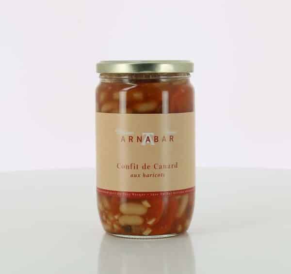 CONFIT DE CANARD AUX HARICOTS CUISINES 650 GR ARNABAR