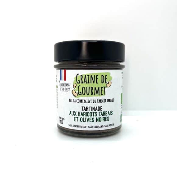 TARTINADE BIO 110 GR HARICOT TARBAIS OLIVES NOIRES PYREN ALLIANCE