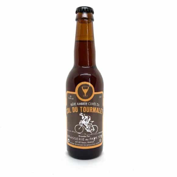 BIERE AMBREE CUVEE COL DU TOURMALET 33 CL DU PAYS TOY