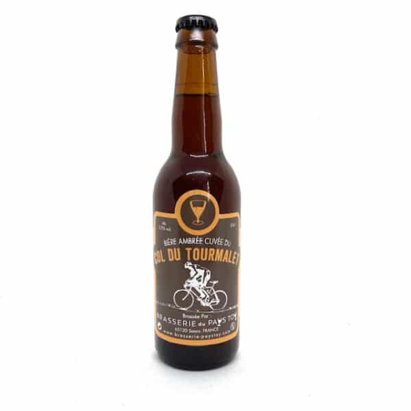 BIERE AMBREE CUVEE COL DU TOURMALET 33 CL DU PAYS TOY