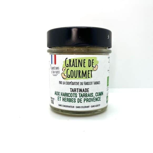TARTINADE HARICOTS TARBAIS 110GR BIO CUMIN ET HERBES DE PROVENCE