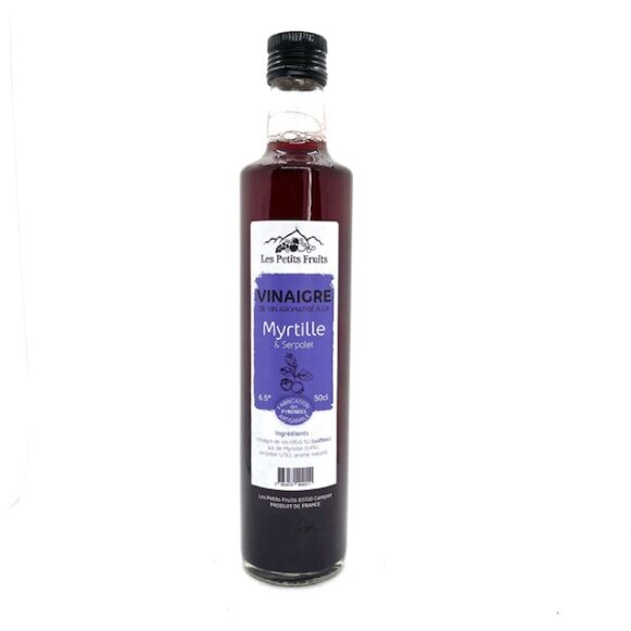 VINAIGRE MYRTILLES SERPOLET 50 CL LES PETITS FRUITS CAMPAN
