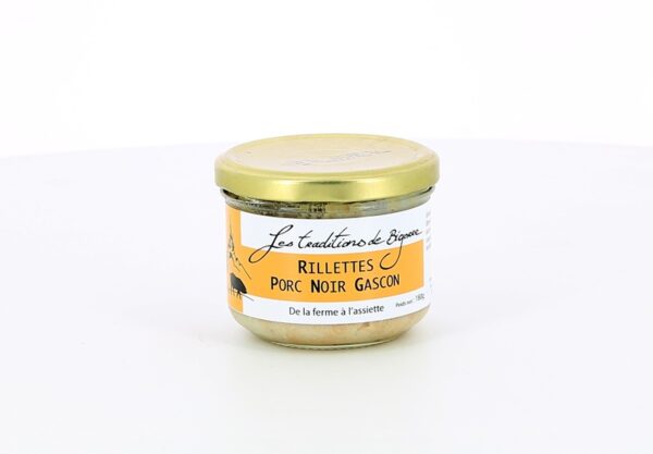 RILLETTES PORC NOIR GASCON 180 GR LES TRADITIONS DE BIGORRE