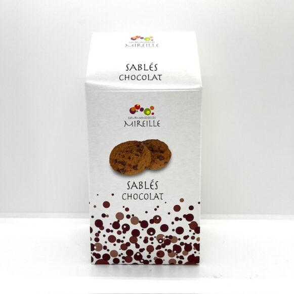 SABLES PUR BEURRE CHOCOLAT 160 GR LES GOURMANDISES DE MIREILLE