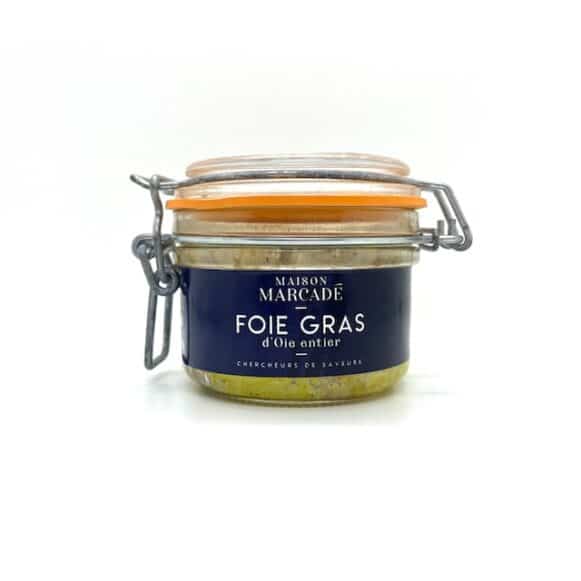FOIE GRAS D'OIE ENTIER 120 GR MAISON MARCADE