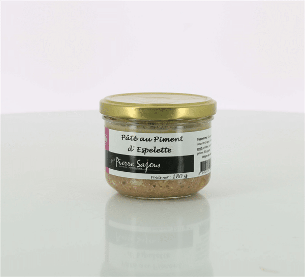 PATE AU PIMENT D'ESPELETTE PIERRE SAJOUS 180gr