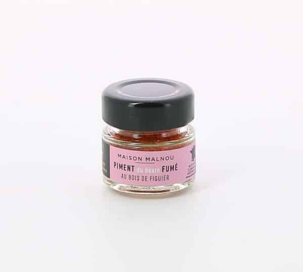 PIMENT DU BEARN FUME AU FIGUIER POT 13 GR MAISON MALNOU