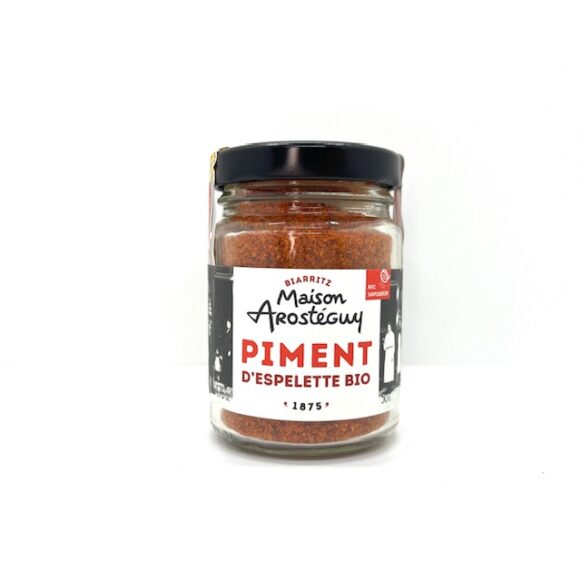 PIMENT D'ESPELETTE BIO 50 GR MAISON AROSTEGUY