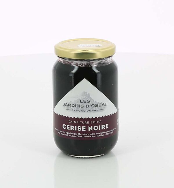 CONFITURE CERISE NOIRE LES JARDINS D'OSSAU 400gr