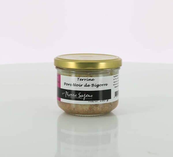 TERRINE PORC NOIR DE BIGORRE PIERRE SAJOUS 180gr