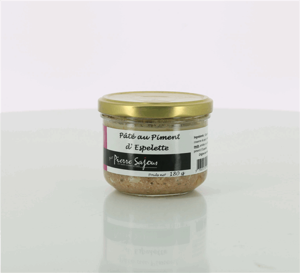 PATE AU PIMENT D'ESPELETTE PIERRE SAJOUS 180gr