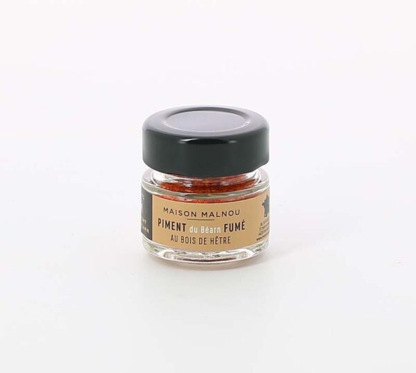 PIMENT DU BEARN FUME AU BOIS DE HETRE POT 13 GR MAISON MALNOU