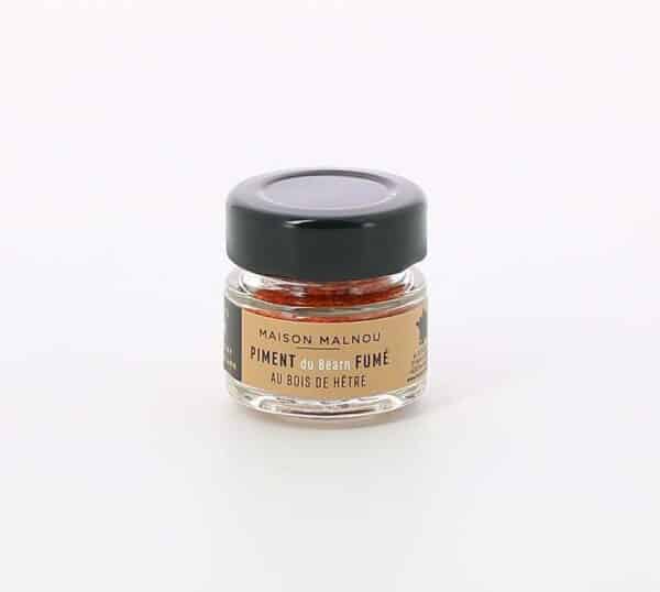 PIMENT DU BEARN FUME AU BOIS DE HETRE POT 13 GR MAISON MALNOU