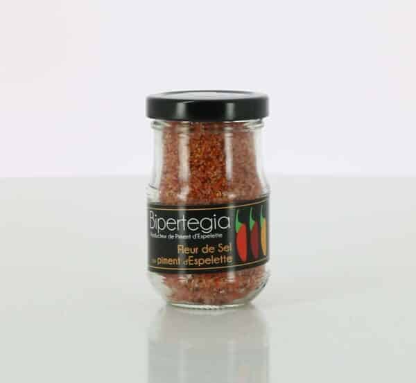 FLEUR DE SEL AU PIMENT D'ESPELETTE 15% BIPERTEGIA 75gr