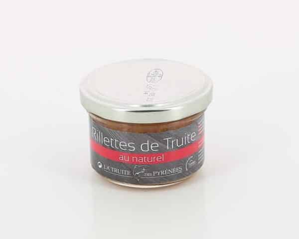 RILLETTES DE TRUITE AU NATUREL 90 GR LA TRUITE DES PYRENEES