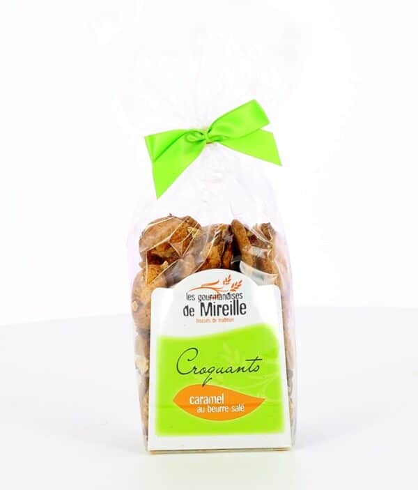 CROQUANTS CARAMEL BEURRE SALE GOURMANDISES DE MIREILLES 150gr