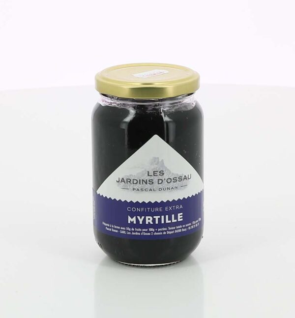 CONFITURE MYRTILLES JARDINS D'OSSAU 400gr
