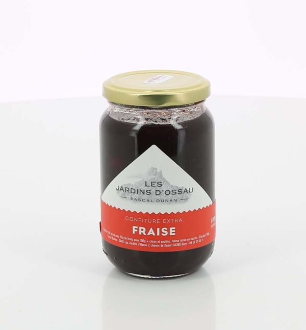 CONFITURE FRAISES LES JARDINS D'OSSAU 400gr