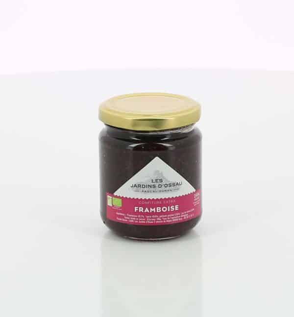 CONFITURE BIO FRAMBOISE LES JARDINS D'OSSAU 240gr