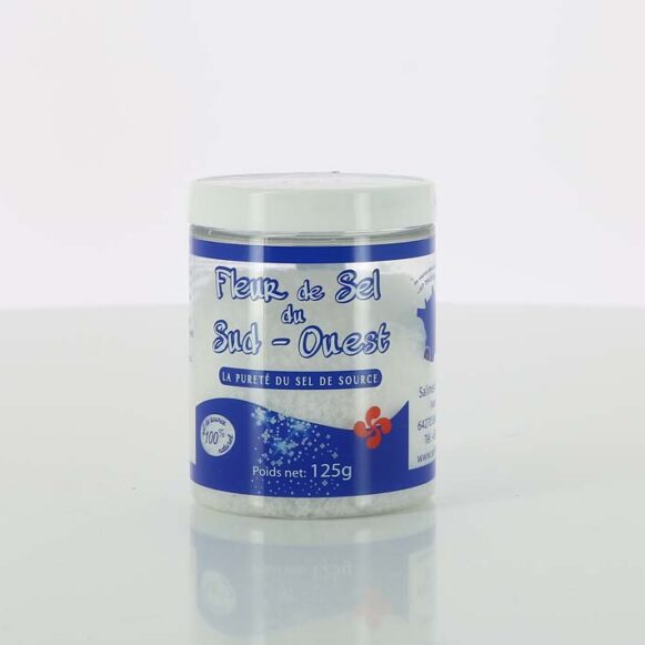 SEL DE SALIES DE BEARN BOITE DE FLEUR DE SEL125gr
