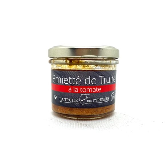 EMIETTE DE TRUITE A LA TOMATE 90 GR LA TRUITE DES PYRENEES