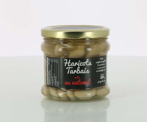 HARICOTS TARBAIS CUITS AU NATUREL PYREN'ALLIANCE 380gr