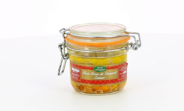 FOIE GRAS DE CANARD ENTIER BOCAL 130 GR DAVID LEMASSON