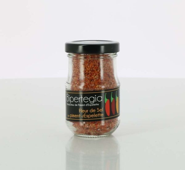 FLEUR DE SEL AU PIMENT D'ESPELETTE 15% BIPERTEGIA 75gr