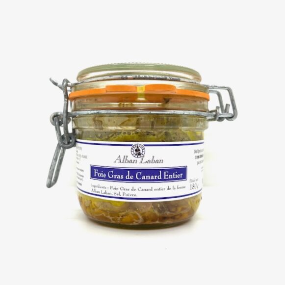 FOIE GRAS CANARD VERRINE 180 GR ALBAN LABAN