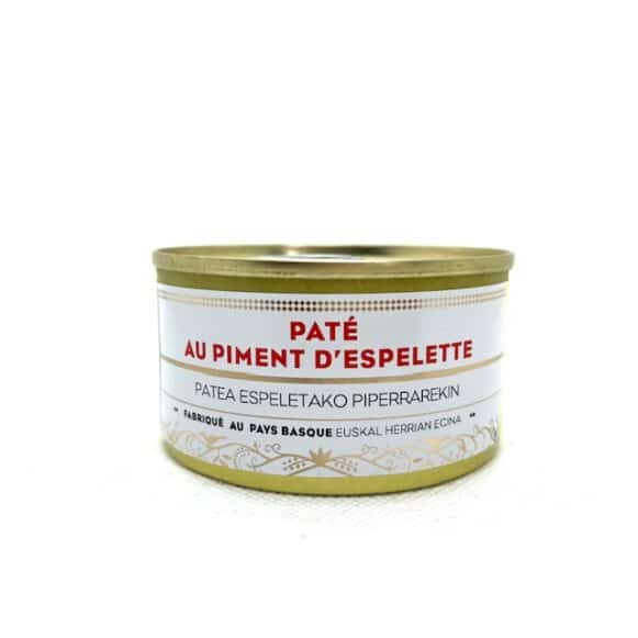 PATE AU PIMENT D ESPELETTE 130 GR BAZKAIA