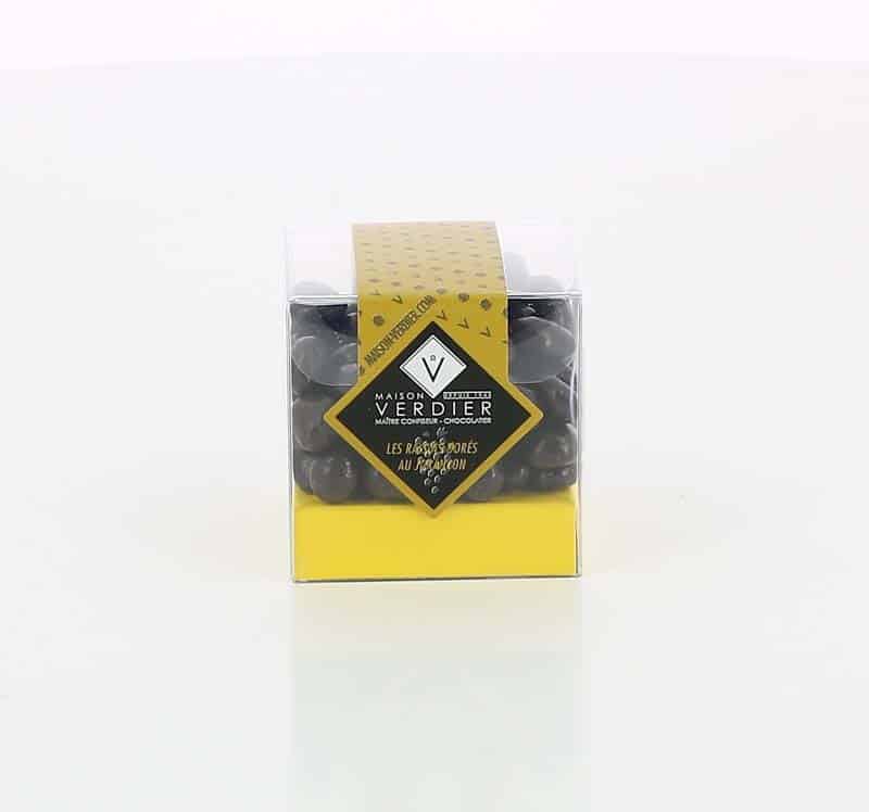 RAISINS DORES au JURANCON MAISON VERDIER cube de 100 gr