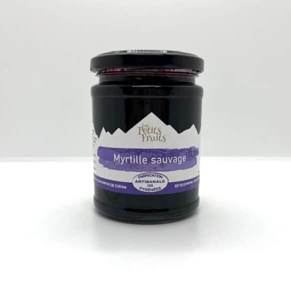 CONFITURE MYRTILLES SAUVAGES 325 GR LES PETITS FRUITS