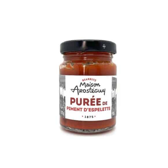 PUREE DE PIMENT D'ESPELETTE 90 GR MAISON AROSTEGUY