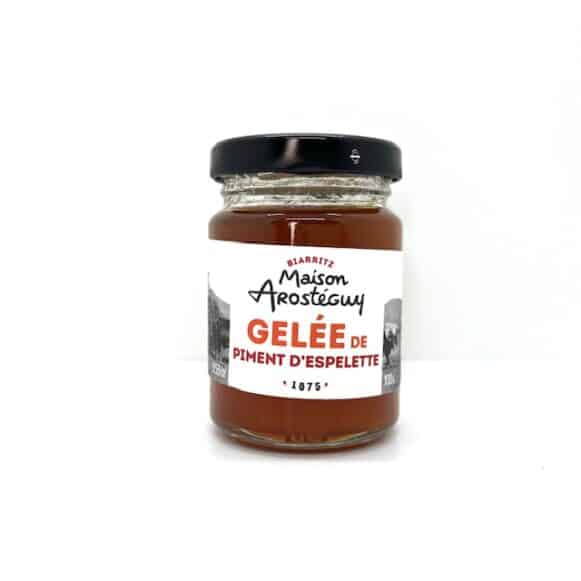 GELEE DE PIMENT D'ESPELETTE 100 GR MAISON AROSTEGUY