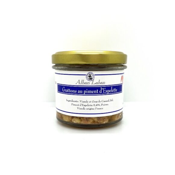 GRATTON DE CANARD 90 GR AU PIMENT D'ESPELETTE ALBAN LABAN