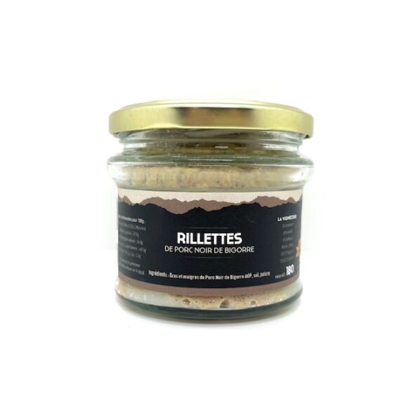 RILLETTE PORC NOIR DE BIGORRE 180 GR LA VIGNECOISE