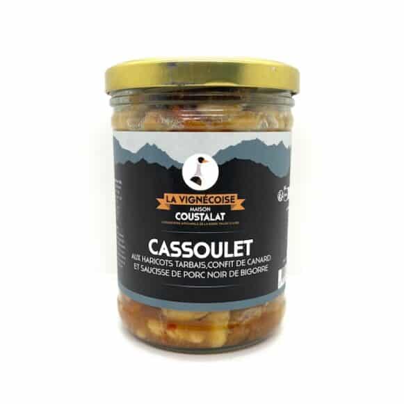 CASSOULET AU CONFIT DE CANARD ET HARICOTS TARBAIS 760 GR LA VIGNECOISE
