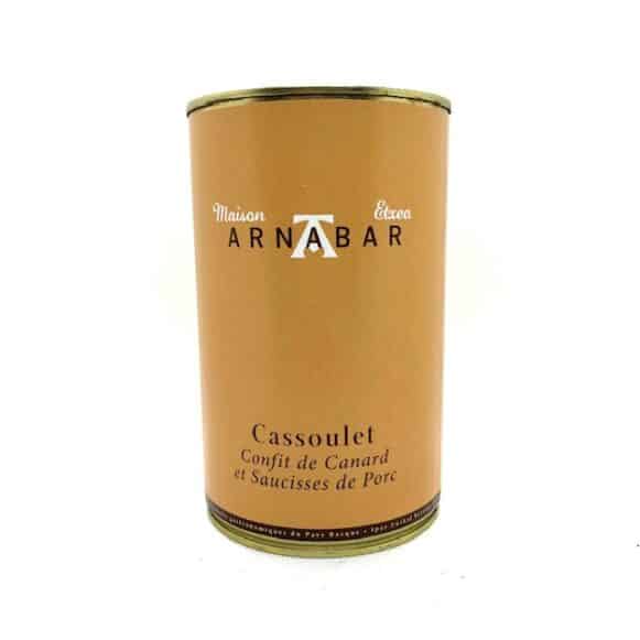 CASSOULET CONFIT DE CANARD ET SAUCISSES DE PORC 1150 GR ARNABAR