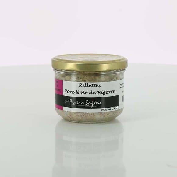 RILLETTE DE PORC NOIR DE BIGORRE PIERRE SAJOUS 180gr