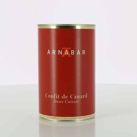 CONFIT DE CANARD 2 CUISSES 1050 GR ARNABAR