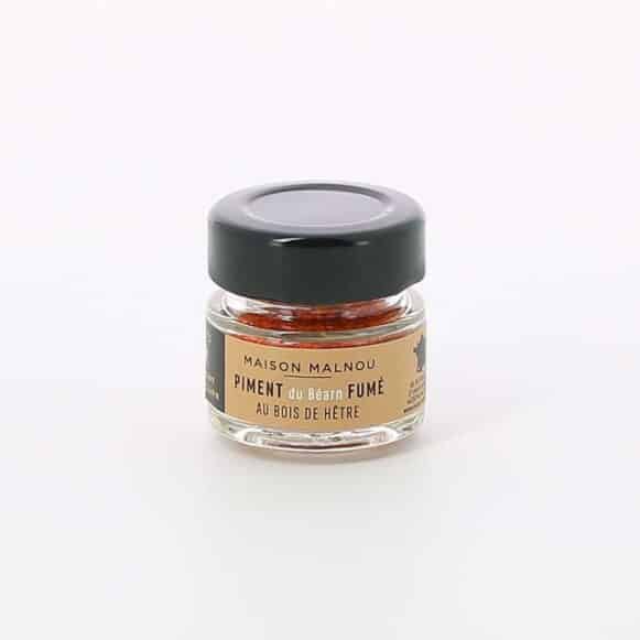 PIMENT DU BEARN FUME AU BOIS DE HETRE POT 13 GR MAISON MALNOU