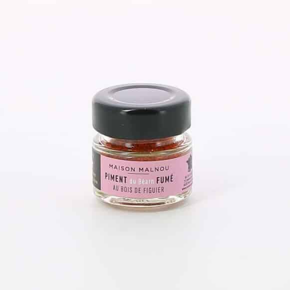 PIMENT DU BEARN FUME AU FIGUIER POT 13 GR MAISON MALNOU