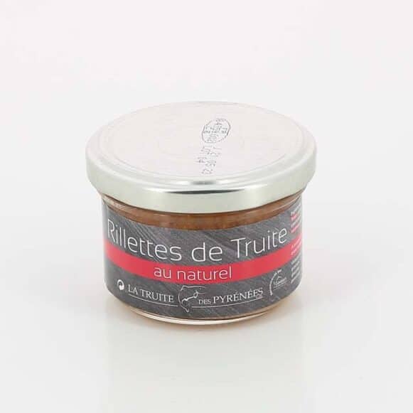 RILLETTES DE TRUITE AU NATUREL 90 GR LA TRUITE DES PYRENEES