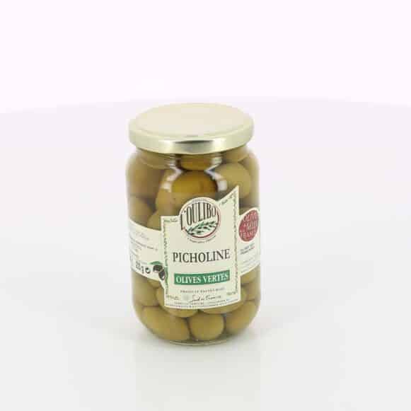 OLIVES VERTES PICHOLINES NATURES L'OULIBO 200gr
