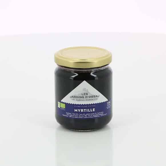 CONFITURE BIO MYRTILLE LES JARDINS D'OSSAU 240gr
