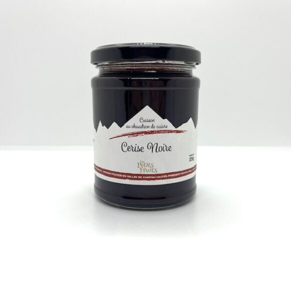 CONFITURE CERISE NOIRE 325 GR LES PETITS FRUITS
