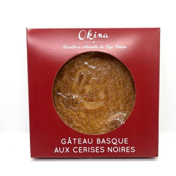 GATEAU BASQUE A LA CERISE NOIRE 600 GR OKINA