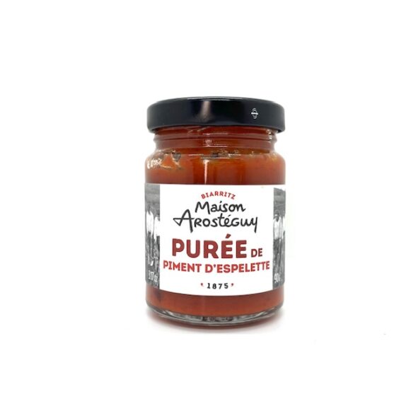 PUREE DE PIMENT D'ESPELETTE 90 GR MAISON AROSTEGUY