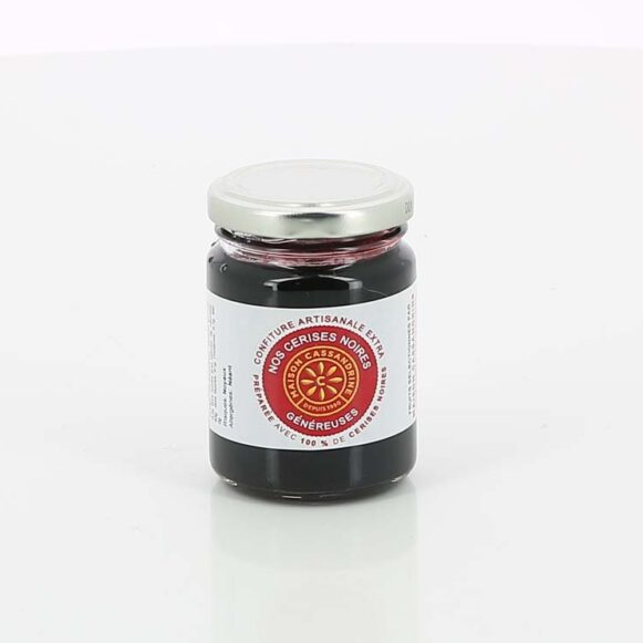 CONFITURE EXTRA CERISES NOIRES CASSANDRINE 110GR